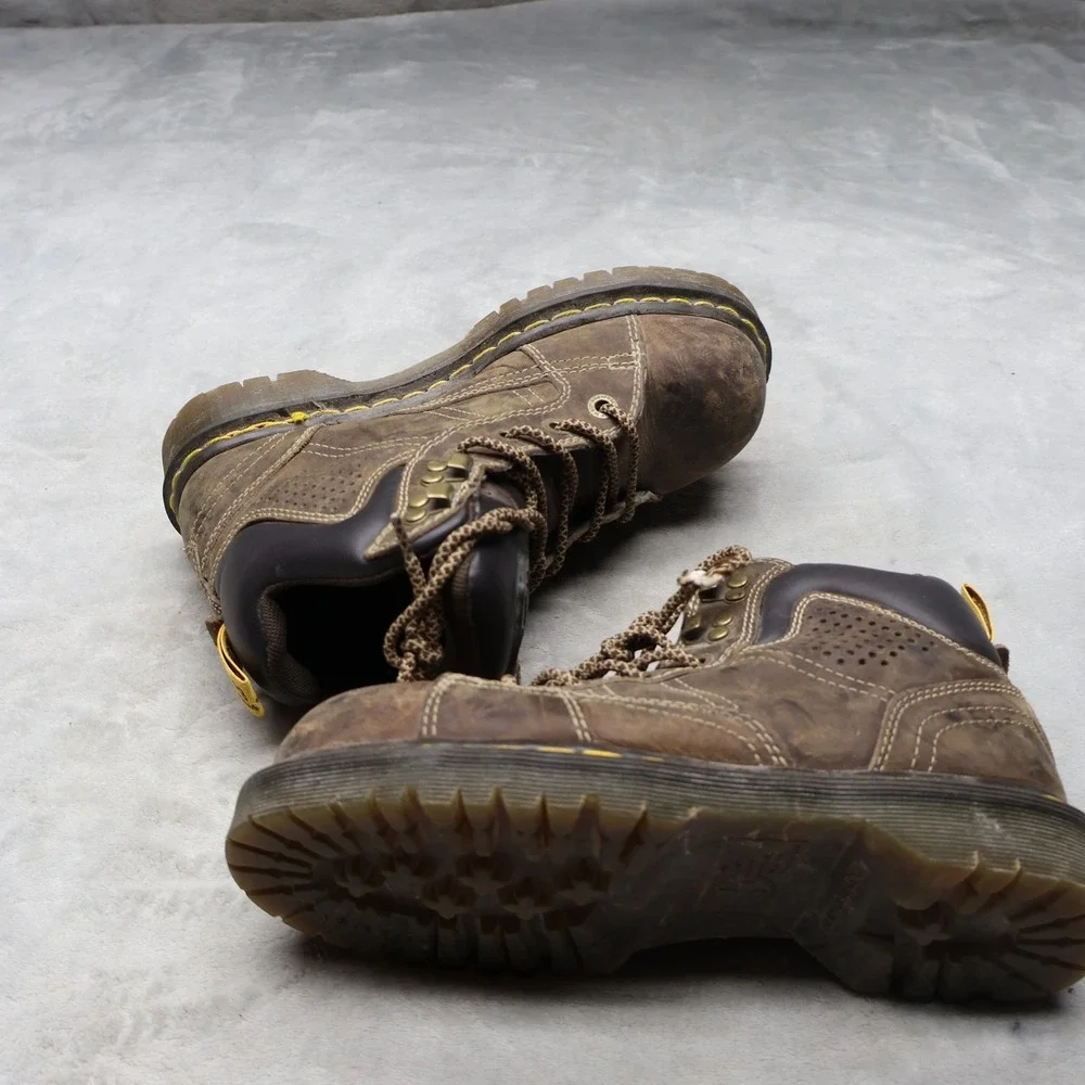 Dr. Martens Men 6 Women 7 Work Boots Brwn Ironbridge Steel Toe Industrial Safety